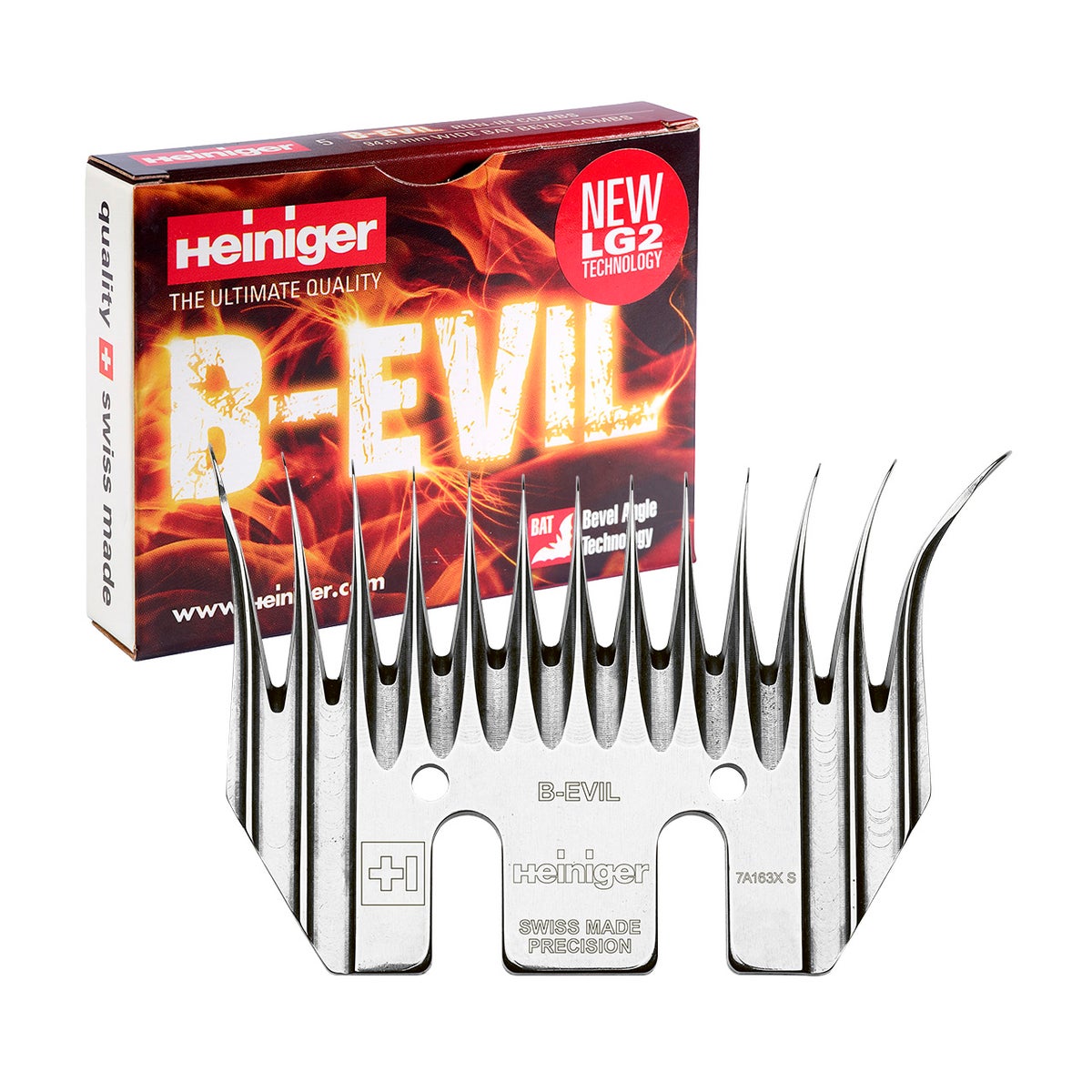 Heiniger B‑Evil kampa – 94,5 mm kerintäkampa hienovillaisille | FVK ...