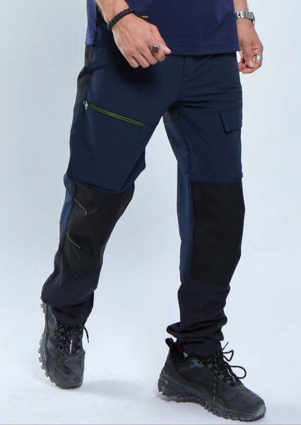 Priha Joustavat Reisitaskuhousut sini/musta &ndash; 4353