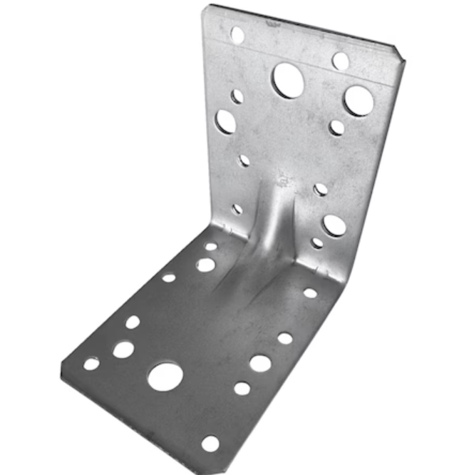 Kulmalevy vahvistettu 90 &times; 90 &times; 65 &times; 2,5 mm, sinkitty